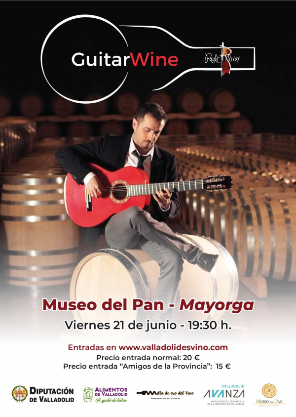 GuitarWine Cata concierto de Raul Olivar